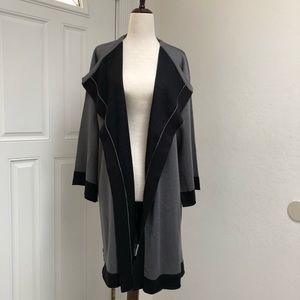 August Silk Long Jacket Cardigan